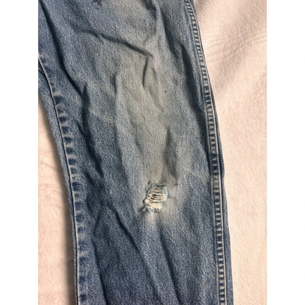 Wrangler Flame Resistant FR Relaxed Blue Jean Denim‎ Men's 34